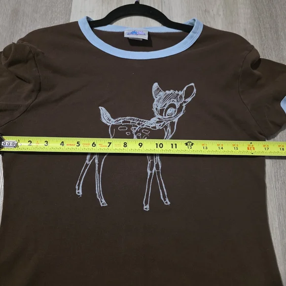 Vintage Disneyland Bambi Charming Brown Tee - Picture 5 of 6